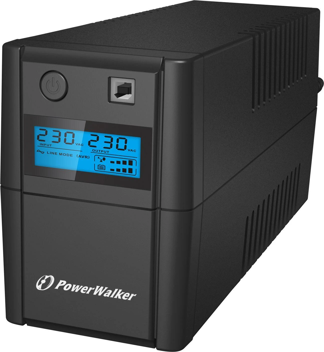 Power Walker UPS LINE-INTERACTIVE 850VA, 4X IEC, RJ11 IN/OUT, USB, LCD