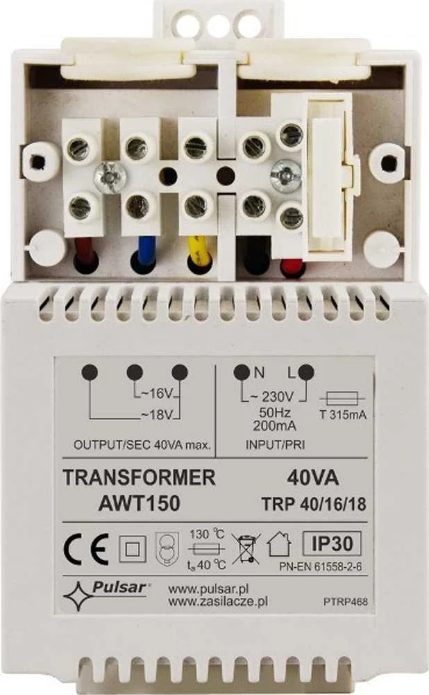 Pulsar AWT150 transformatorius su prijungimo gnybtais