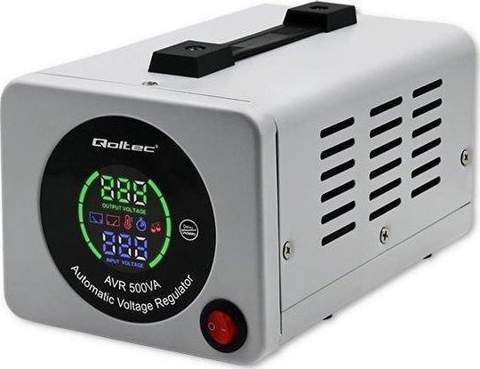 QOLTEC 50722 Automatic Voltage Stabilizer AVR 500VA