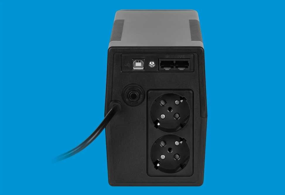 Nepertraukiamo maitinimo šaltinis UPS REBEL modelis Nanopower Plus 1000 atsijungus 1000VA 600W 230V 50Hz LCD USB RJ45