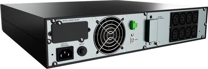 Vertiv UPS GXE3-1500IRT2UXL 1500VA/1350W stovas/bokštas su bėgiais 1 x C14, 8 x C13