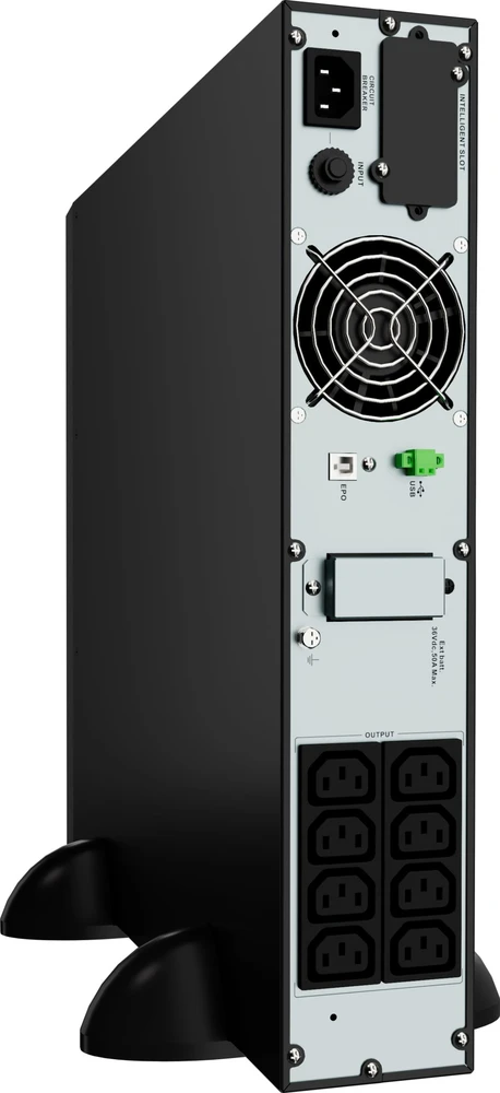 Vertiv UPS GXE3-1500IRT2UXL 1500VA/1350W stovas/bokštas su bėgiais 1 x C14, 8 x C13