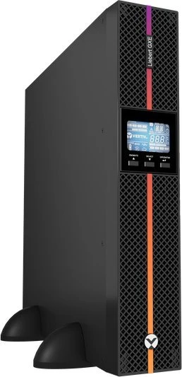 Vertiv UPS GXE3-1500IRT2UXL 1500VA/1350W stovas/bokštas su bėgiais 1 x C14, 8 x C13
