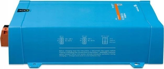 Įtampos keitiklis - įkroviklis MultiPlus 12Vdc/230Vac 500VA, UPS funkcija, įkrovimo srovė 20A Victron energy