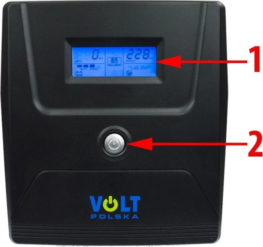 Carruzzo UPS UNINTERRUPTIBLE POWER SUPPLY VOLT POLSKA MICRO 1200VA 720W
