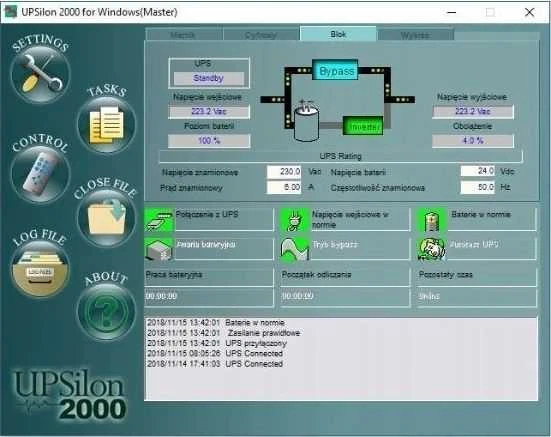 UPS UNINTERRUPTIBLE POWER SUPPLY VOLT POLSKA MICRO 1500VA 900W
