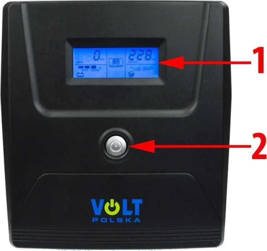 UPS UNINTERRUPTIBLE POWER SUPPLY VOLT POLSKA MICRO 1500VA 900W