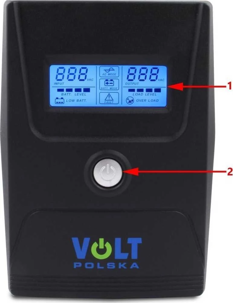 VOL MicroUPS 800VA/480W 9Ah nepertraukiamo maitinimo šaltinis (UPS)