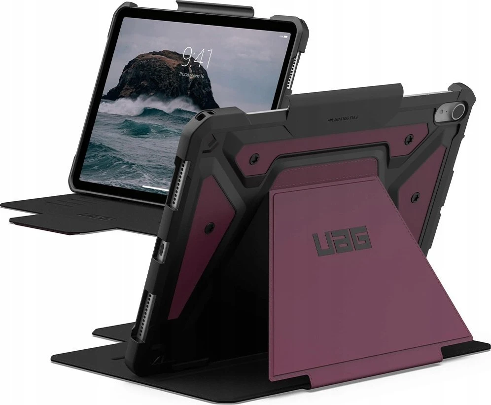 „Urban Armor Gear“ UAG Metropolis SE, bordo spalvos – „iPad Air 11“ (2024, 2025)