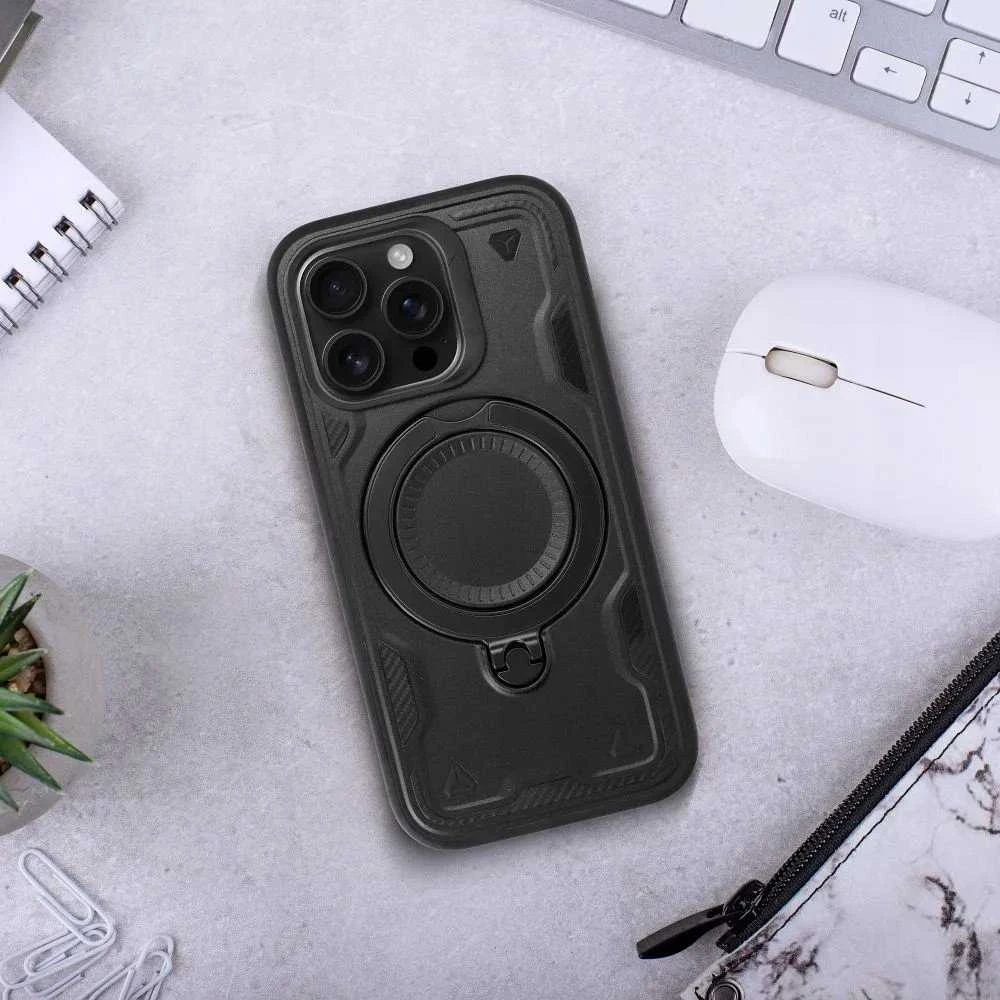 OEM dėklas, skirtas iPhone 13 / 14 Frost Armor, juodas