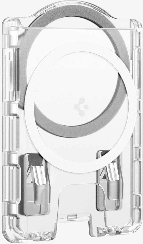 Dėklas „Spigen Ultra Hybrid“ piniginė „MagSafe+“, krištolo skaidrumo – „Samsung Galaxy S25“ serijai