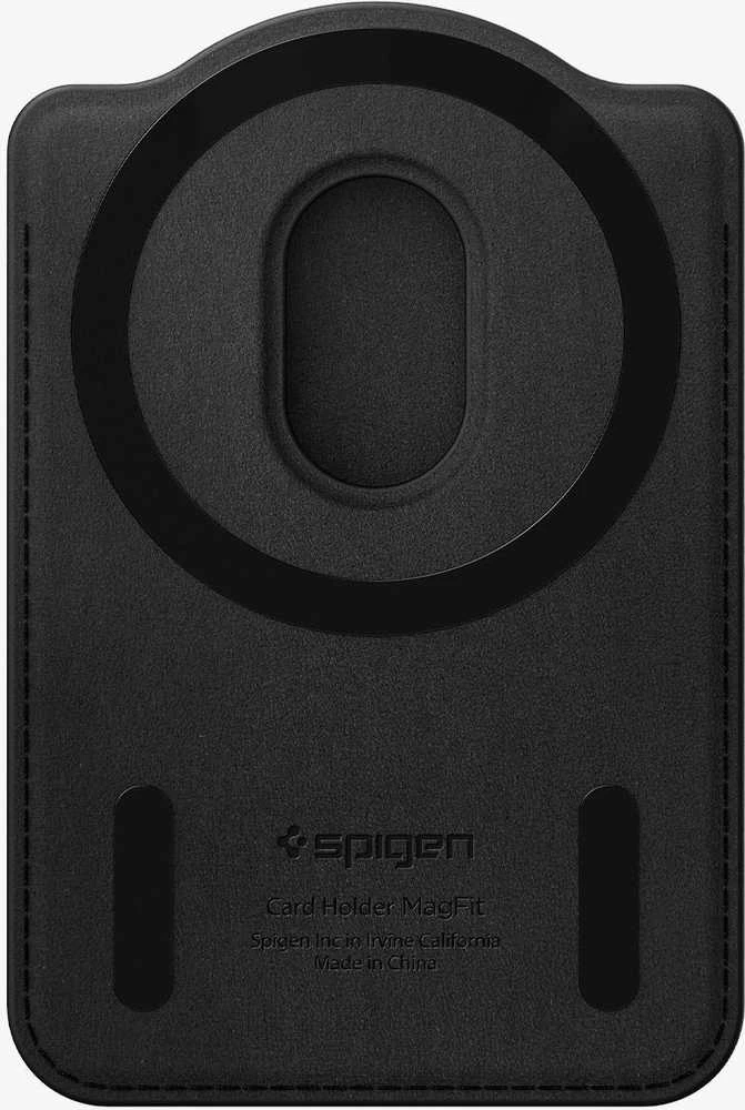 Dėklas „Spigen Urban Fit“ „MagSafe“ piniginė, juoda – „Samsung Galaxy S25“ serijai