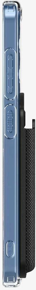 Dėklas „Spigen Urban Fit“ „MagSafe“ piniginė, juoda – „Samsung Galaxy S25“ serijai