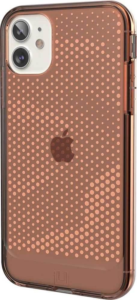 Dėklas Urban Armor Gear [U] Lucent, dangtelis, Apple, iPhone 11, 15,5 cm (6,1 colio), oranžinė