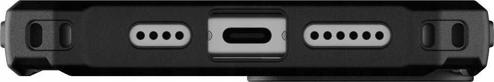 UAG Urban Armor Gear dėklas MONARCH, skirtas IPHONE 15 Plus, juodas, kevlarinis