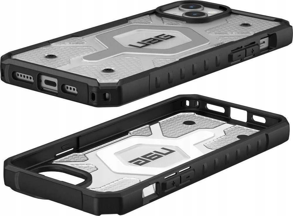 UAG Urban Armor Gear dėklas MONARCH, skirtas IPHONE 15 Plus, juodas, kevlarinis