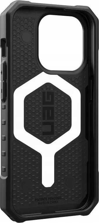 UAG Urban Armor Gear dėklas PATHFINDER, suderinamas su „Magsafe“, skirtas IPHONE 15 Pro, vidurnakčio kamufliažas