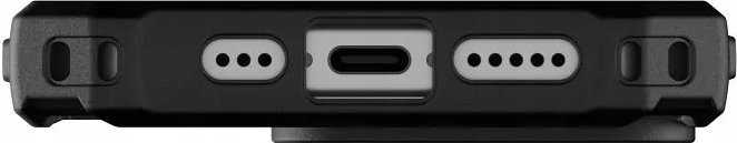 UAG Urban Armor Gear dėklas PATHFINDER, suderinamas su „Magsafe“, skirtas IPHONE 15 Pro, vidurnakčio kamufliažas