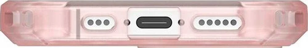 UAG Urban Armor Gear dėklas ESSENTIAL ARMOR suderinamas su MagSafe, skirtas IPHONE 16e rose