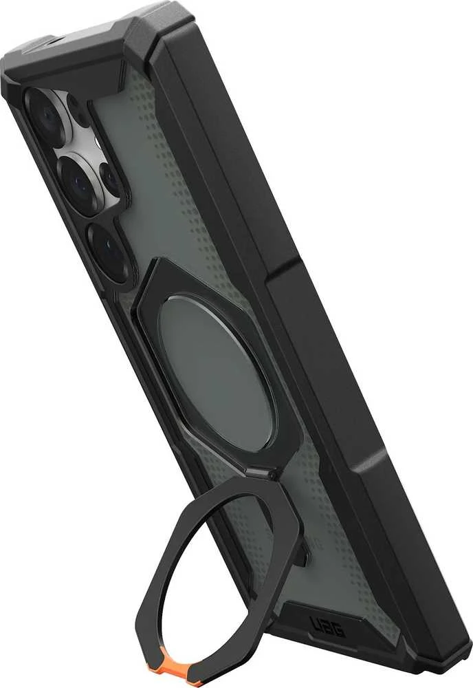 Dėklas Urban Armor Gear UAG Plasma XTE w/ Magnet, Juodas/Oranžinis - Samsung Galaxy S25 Ultra