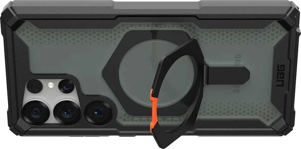 Dėklas Urban Armor Gear UAG Plasma XTE w/ Magnet, Juodas/Oranžinis - Samsung Galaxy S25 Ultra