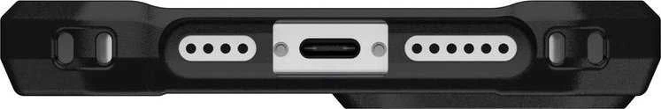 UAG Urban Armor Gear dėklas ESSENTIAL ARMOR suderinamas su MagSafe, skirtas IPHONE 14 Plus juodas