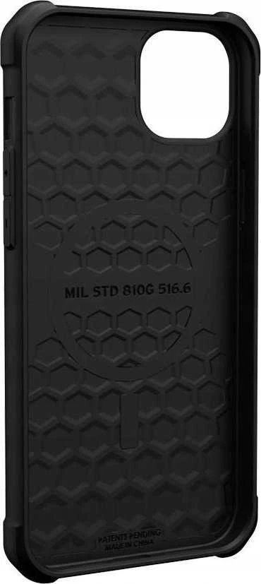 UAG Urban Armor Gear dėklas METROPOLIS LT suderinamas su MagSafe, skirtas IPHONE 14 Plus kevlar juodas