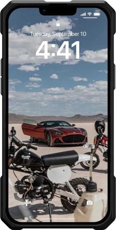 UAG Urban Armor Gear dėklas MONARCH, suderinamas su „MagSafe“, skirtas IPHONE 14 Plus, anglies pluošto