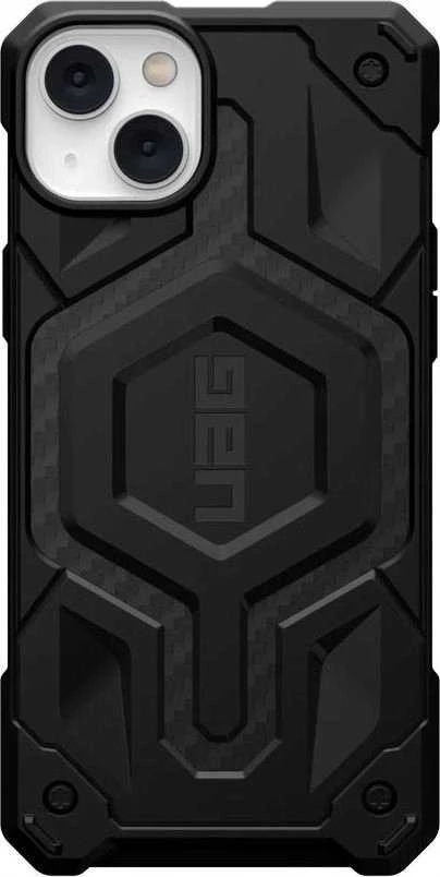 UAG Urban Armor Gear dėklas MONARCH, suderinamas su „MagSafe“, skirtas IPHONE 14 Plus, anglies pluošto