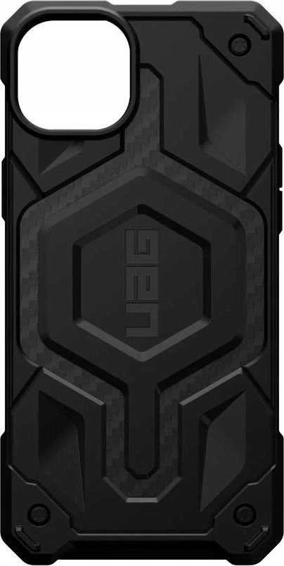 UAG Urban Armor Gear dėklas MONARCH, suderinamas su „MagSafe“, skirtas IPHONE 14 Plus, anglies pluošto