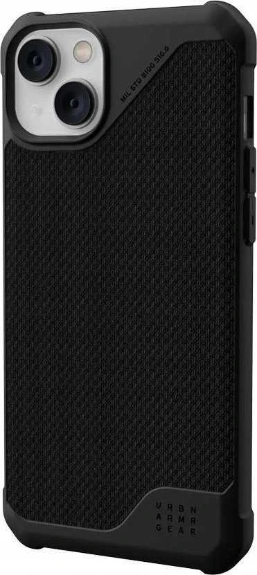 UAG Urban Armor Gear dėklas METROPOLIS LT suderinamas su MagSafe, skirtas IPHONE 14 Plus kevlar juodas