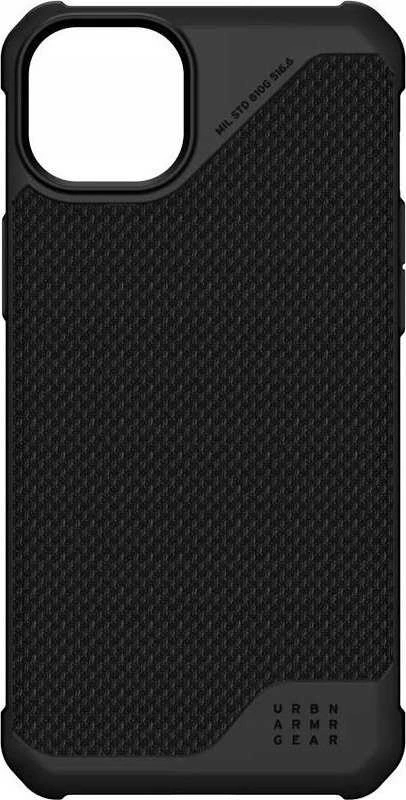 UAG Urban Armor Gear dėklas METROPOLIS LT suderinamas su MagSafe, skirtas IPHONE 14 Plus kevlar juodas