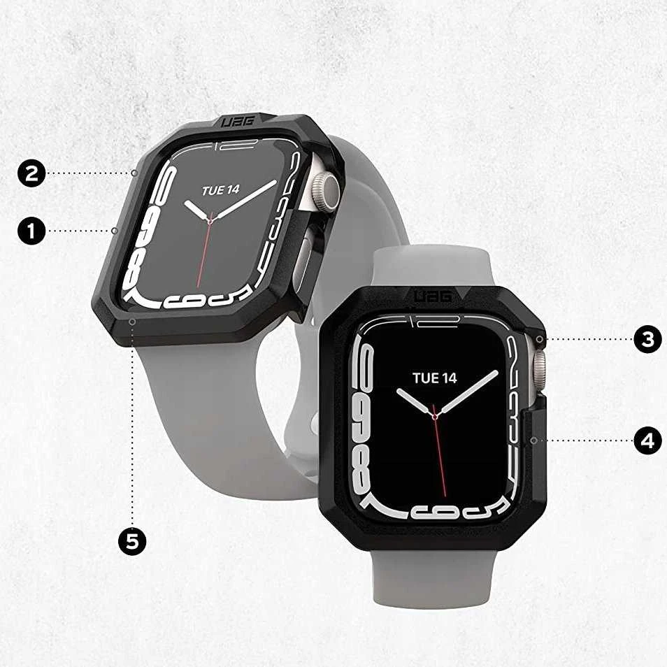 Urban Armor Gear UAG Urban Armor dėklas, skirtas Apple Watch 7 41 mm laikrodžiui