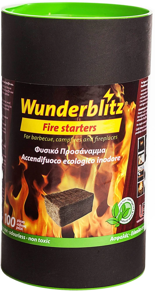 Wunderblitz Ugnies įdegtukai kubeliais, 100 vnt.