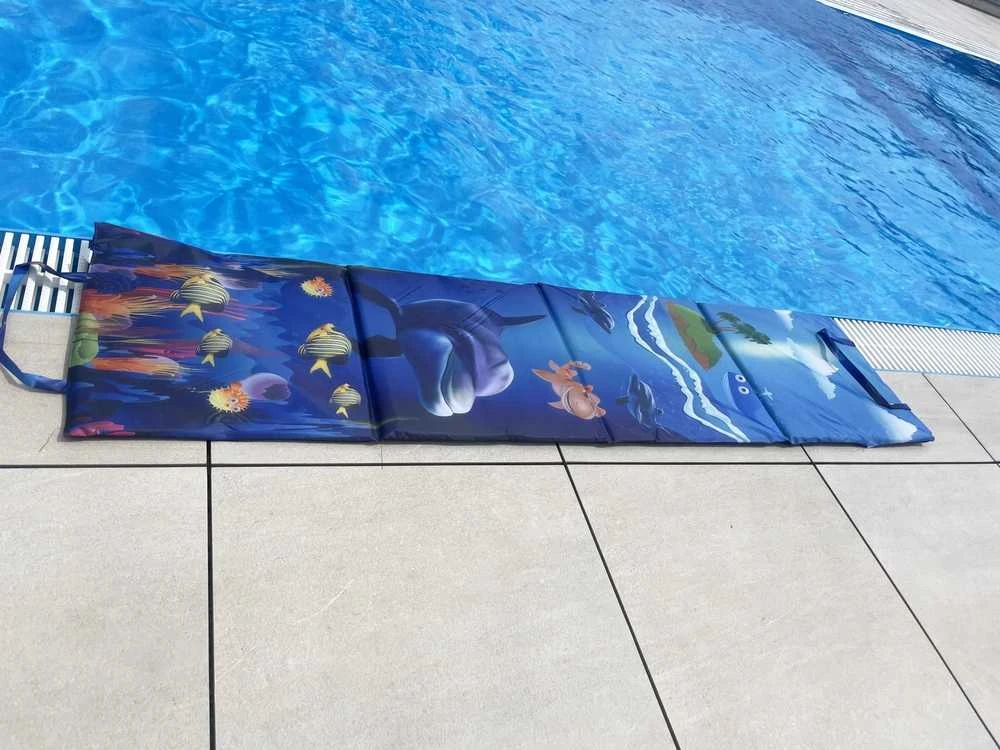 Urban Outdoor Paplūdimio kilimėlis Gulimas Kilimėlis Sulankstomas Ležakas Vandeniui atsparus KUBISPORT 180x48 cm