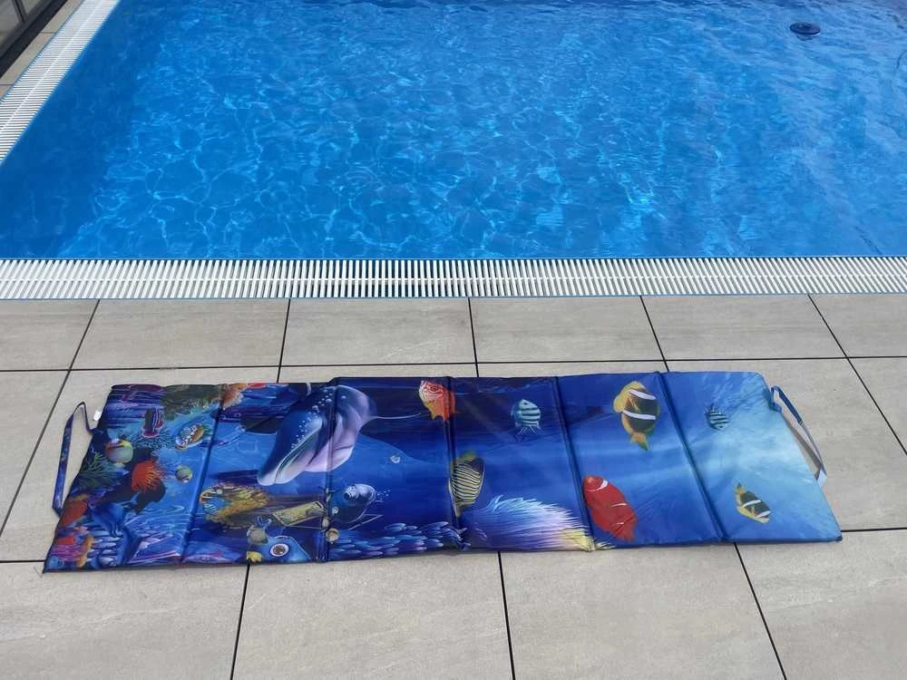 Urban Outdoor Paplūdimio kilimėlis Gulimoji kėdė Sulankstomas vandeniui atsparus KUBISPORT 195x55 cm