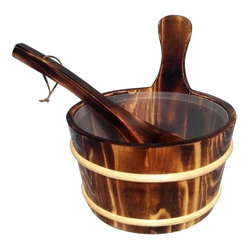 Saunos kubilas su samčiu FLAMMIFERA AP-004W, 4 l
