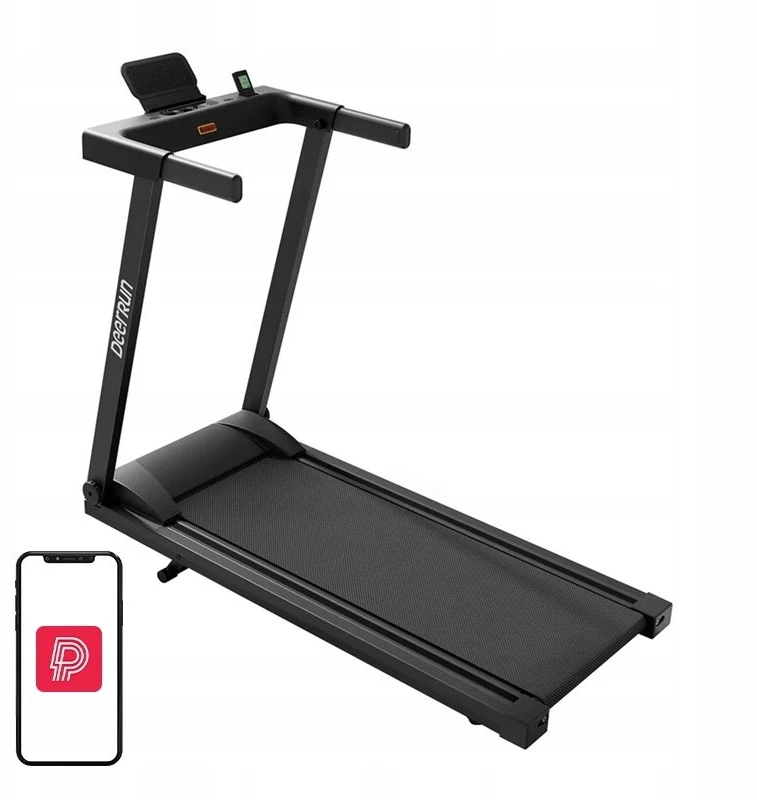 „DeerRun A1 Pro Move +“ sulankstomas elektrinis bėgimo takelis (juodas)