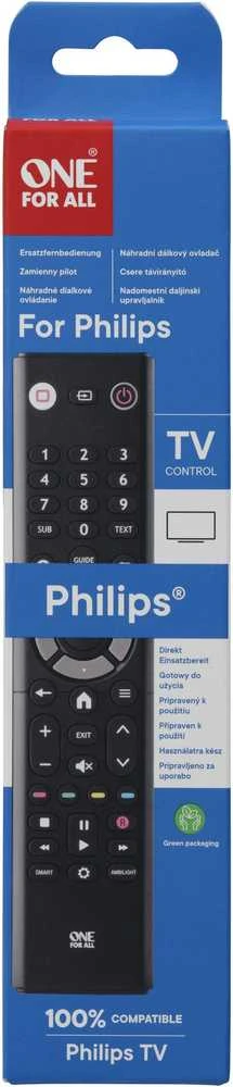 Pilotas RTV One For All Pilot URC1313 One For All – skirtas PHILIPS televizorių valdymui