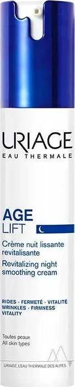 Uriage Age Lift Revitalizing Night Smoothing Kreminis naktinis jauninamasis veido kremas, 40 ml