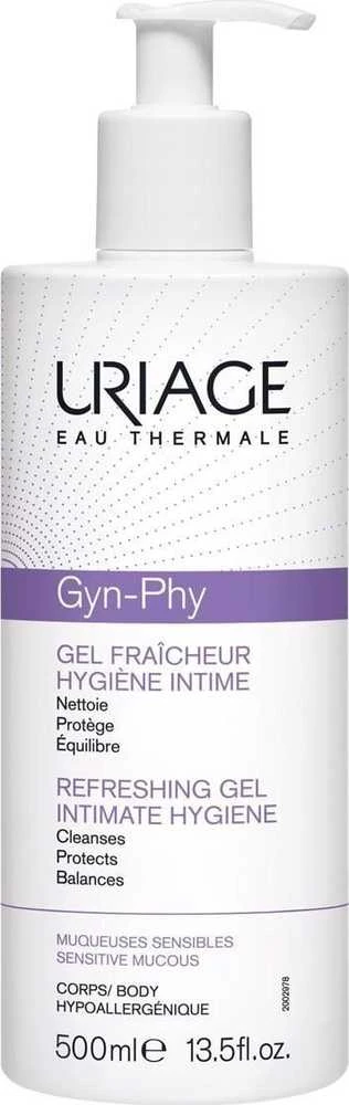 Gaivinantis intymios higienos prausimosi gelis Uriage Gyn-Phy Refreshing Gel, 500 ml