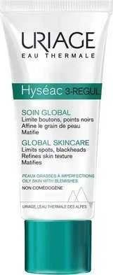 Uriage Hyseac 3 Regul+. Spuogai, inkštirai. Salicilo rūgštis/AHA 40 ml