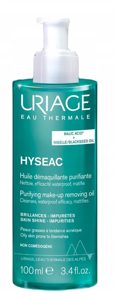 Uriage Hyséac Purifying Oil valomasis aliejus riebiai ir dėmėtai veido odai, 100 ml