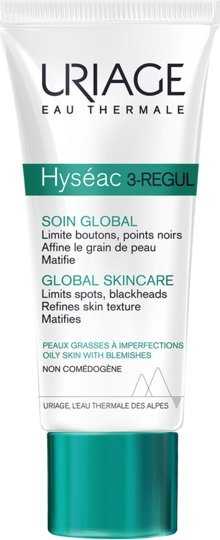 URIAGE veido kremas su atspalviu HYSEAC 3-REGUL GLOBAL, SPF 30, 40 ml