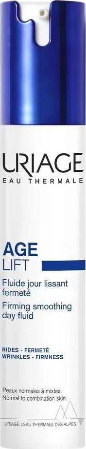 Uriage Age Lift Firming Smoothing Day Fluid stangrinamasis dieninis fluidas nuo raukšlių, 40 ml