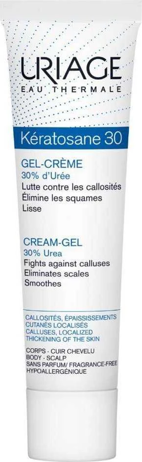 Uriage Kératosane 30 Kreminis-Gel kūno kremas-gelis, 40 ml