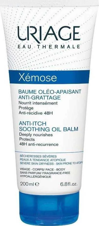 Uriage Xémose Anti-Itch Soothing Body Balm raminamasis balzamas nuo niežėjimo, 200 ml