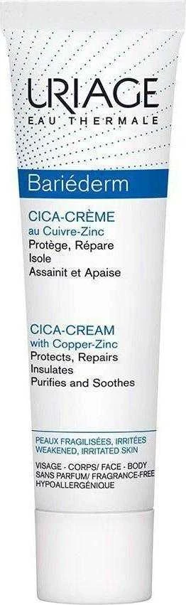 URIAGE atkuriamasis kremas BARIEDERM CICA, bekvapis, 40 ml