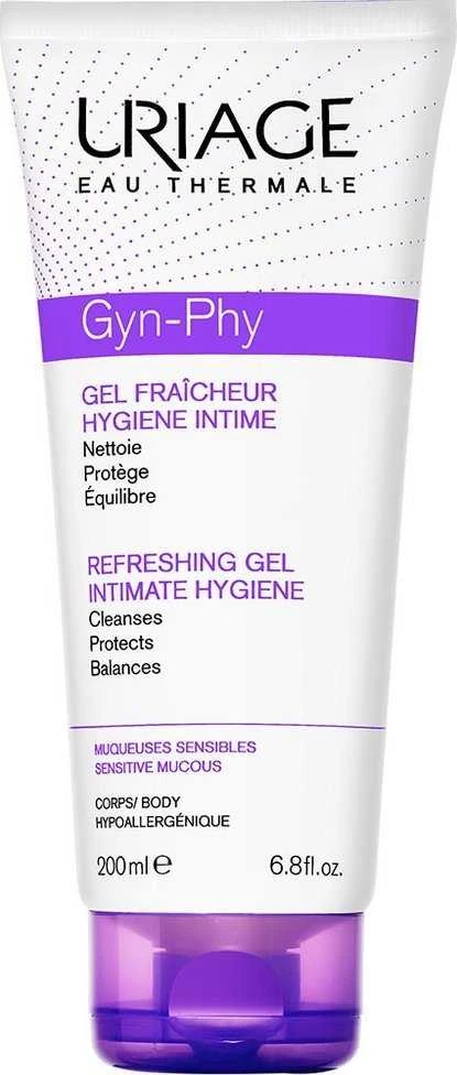 "Uriage Gyn-Phy" intymios higienos gaivinamasis gelis 200ml