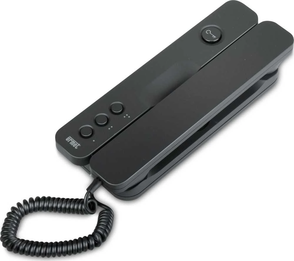 Orno SIGNO daugiafunkcis uniphone 4,5,6 laidų URMET sistemoms, juodas